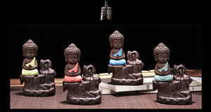 Meditating Buddha - Incense Stand + 20 Cones