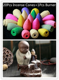 Meditating Buddha - Incense Stand + 20 Cones