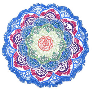 Optical Illusion Tapestry | Mandala Pattern Shawl