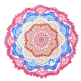 Optical Illusion Tapestry | Mandala Pattern Shawl