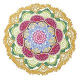 Optical Illusion Tapestry | Mandala Pattern Shawl