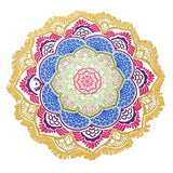 Optical Illusion Tapestry | Mandala Pattern Shawl
