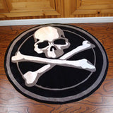 Skull and Crossbones | Round Rug