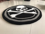 Skull and Crossbones | Round Rug