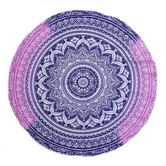 Optical Illusion Tapestries | Cool Tone Mandala Variants