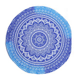 Optical Illusion Tapestries | Cool Tone Mandala Variants