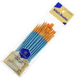 BGLN Paint Brushes | 10 pcs | Round & Pointed Tips