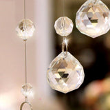 Rainbow Reflections | Dangling Crystal Bead Screen