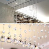 Rainbow Reflections | Dangling Crystal Bead Screen