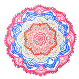 Optical Illusion Tapestry | Mandala Pattern Shawl