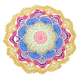 Optical Illusion Tapestry | Mandala Pattern Shawl