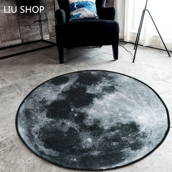 Planetary Surface | Round Floormat