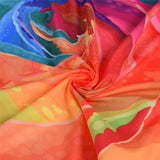 Optical Illusion Tapestry | Rose Pattern Shawl