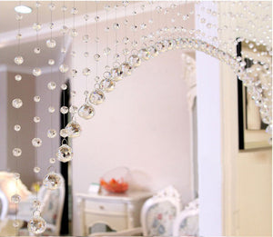 Rainbow Reflections | Dangling Crystal Bead Screen
