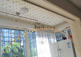 Rainbow Reflections | Dangling Crystal Bead Screen
